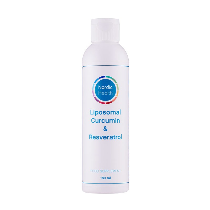 Liposomal Curcumin & Resveratrol (180ml) Nordic Health