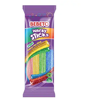 Fizzy Mix Fruit Wacky Sticks
