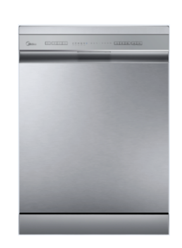 Midea MDWPF1233C(S)-WG-UK Silver 12 Place Setting Freestanding 60Cm Dishwasher