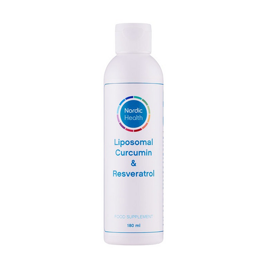 Liposomal Curcumin & Resveratrol (180ml) Nordic Health