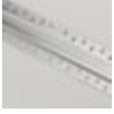 Double Edge Door Bar Aluminium 0.9m
