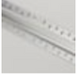 Double Edge Door Bar Aluminium 0.9m