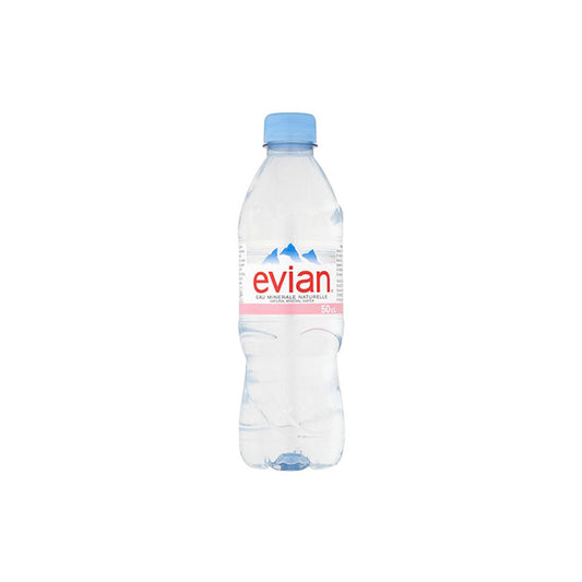 Evian Still Water Plastic Bottle 24 x 500ml