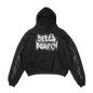 BRIM HOODIE - BLACK/WHITE