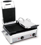 Eurodib SFE02365 - 18" x 11" Grooved Double Panini Gril